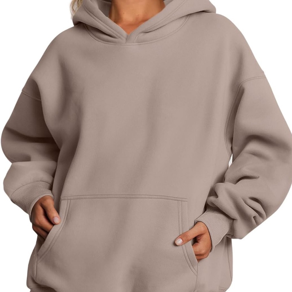 Cozy Coffee Grey Hoodie for Women